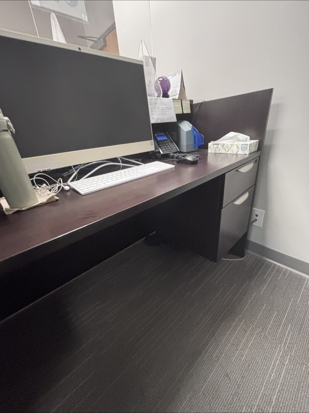 Reception Desk - Dark Brown - photo 5