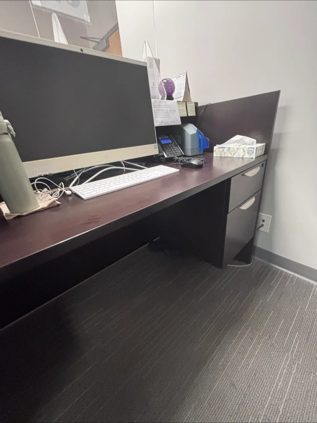 Reception Desk - Dark Brown image indicator(5)