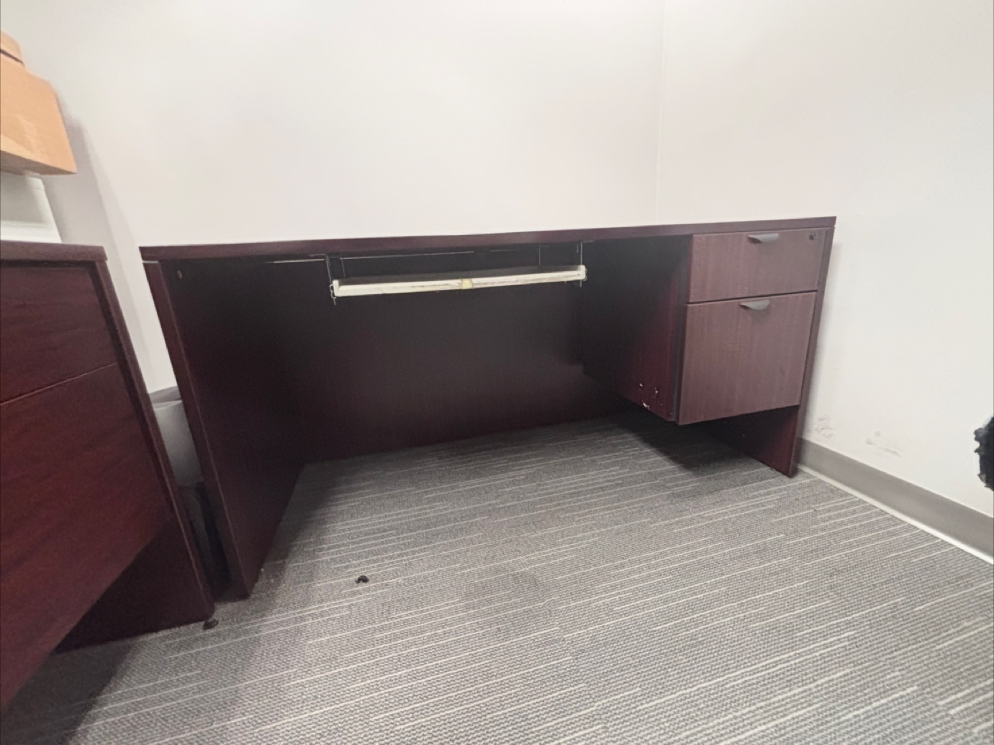 Office Desk - Dark Wood - photo 2