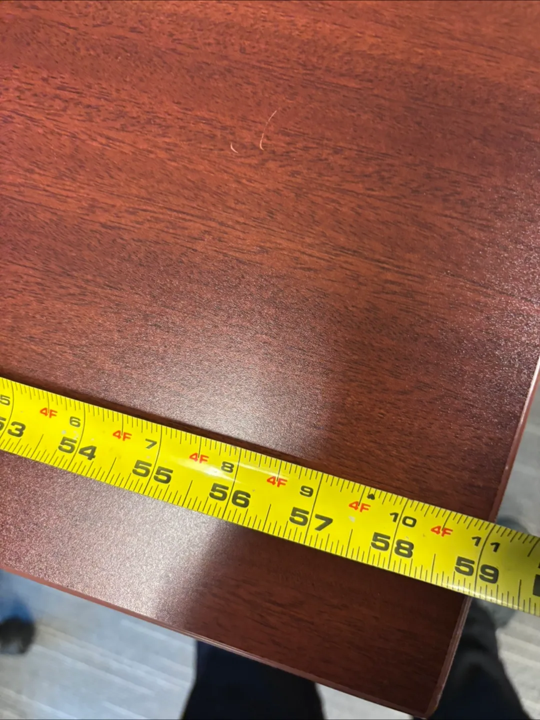 Wood Office Desk - 58" x 30" image indicator(4)