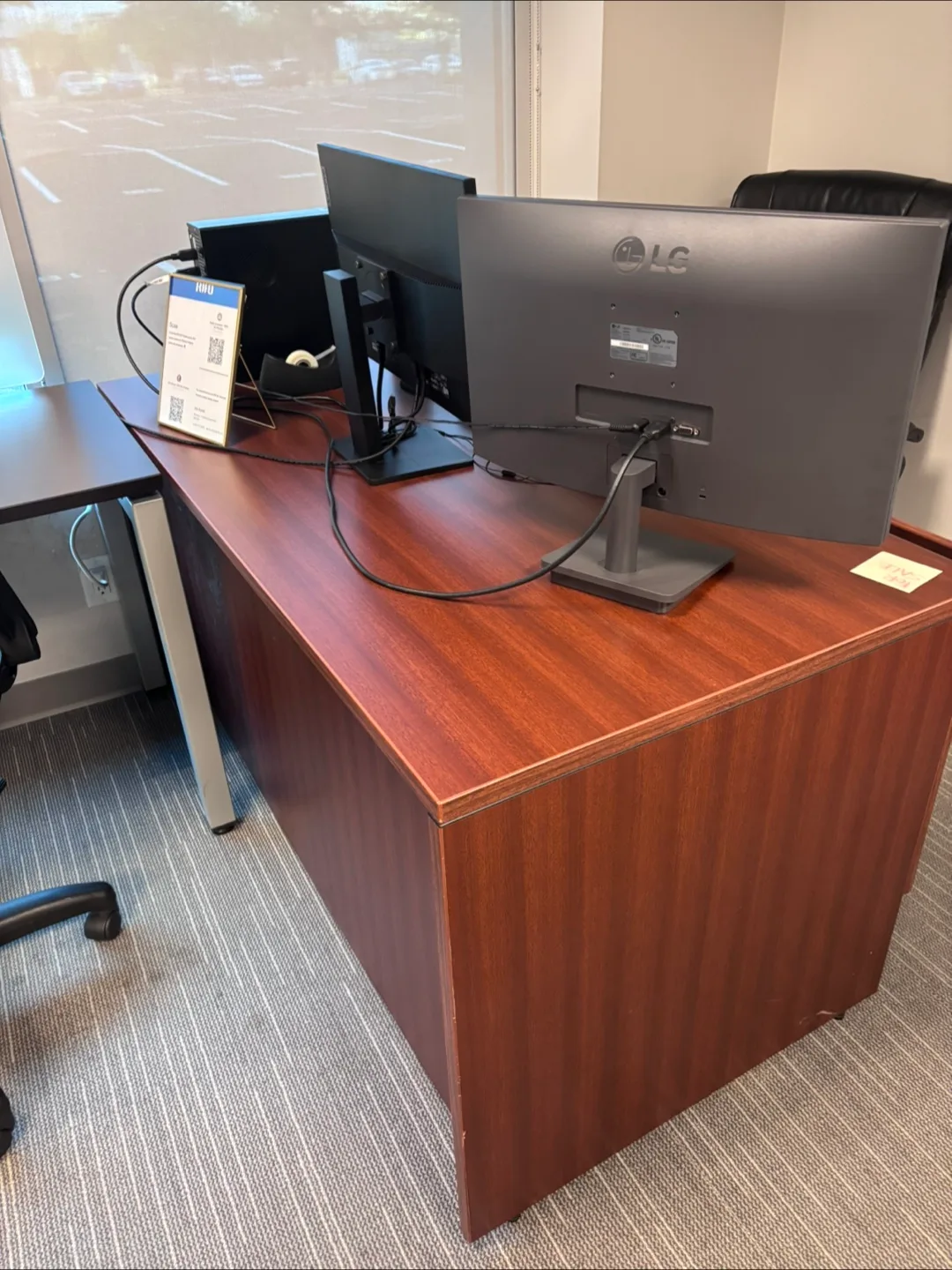 Wood Office Desk - 58" x 30" image indicator(2)