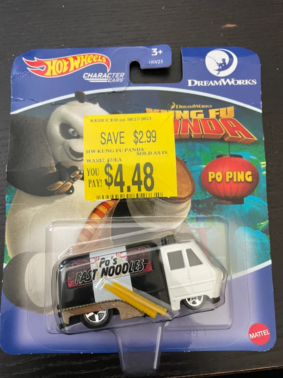 Hot Wheels Kung Fu Panda Po Ping Van thumbnail