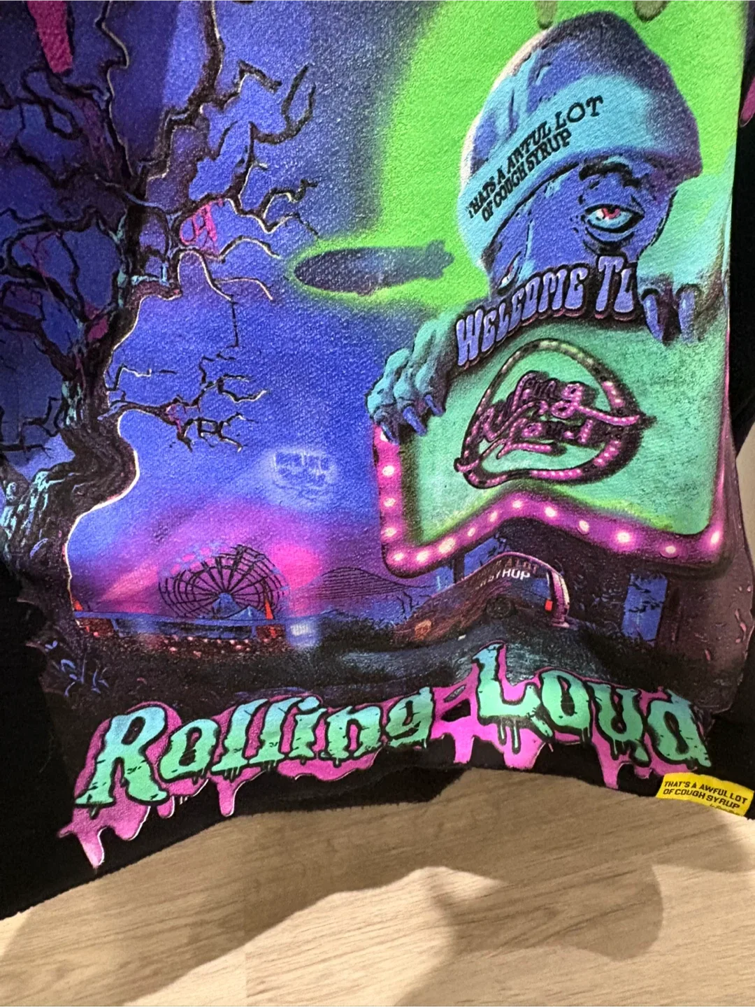 Rolling Loud Black Graphic Hoodie image indicator(2)