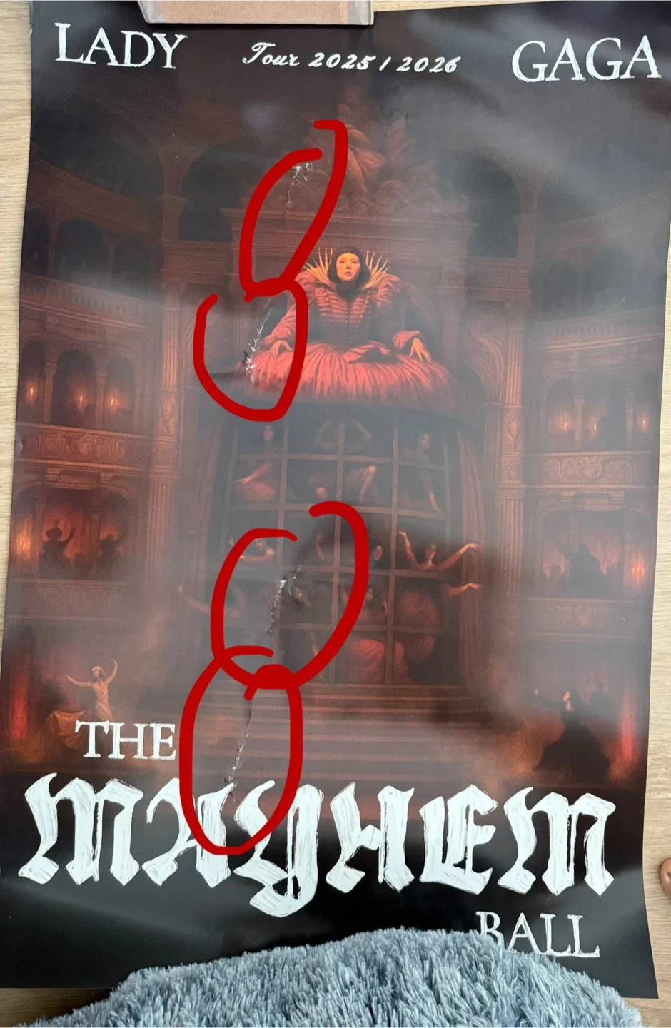 Lady Gaga The Mayhem Ball Tour Posters (okay)🥕 image indicator(2)