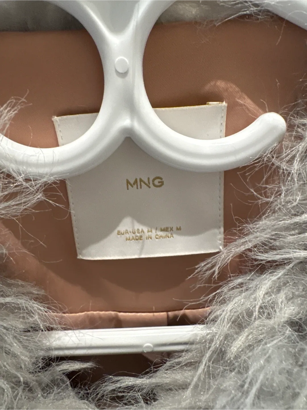 Mango Fur Jacket grey - Size M image indicator(3)