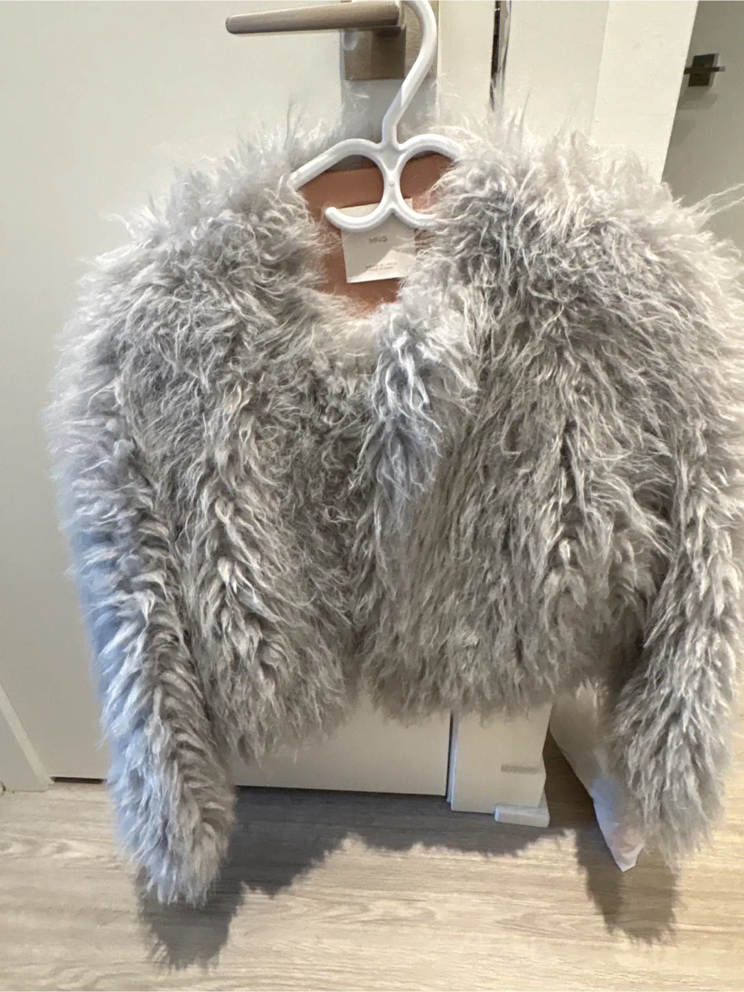 Mango Fur Jacket grey - Size M thumbnail