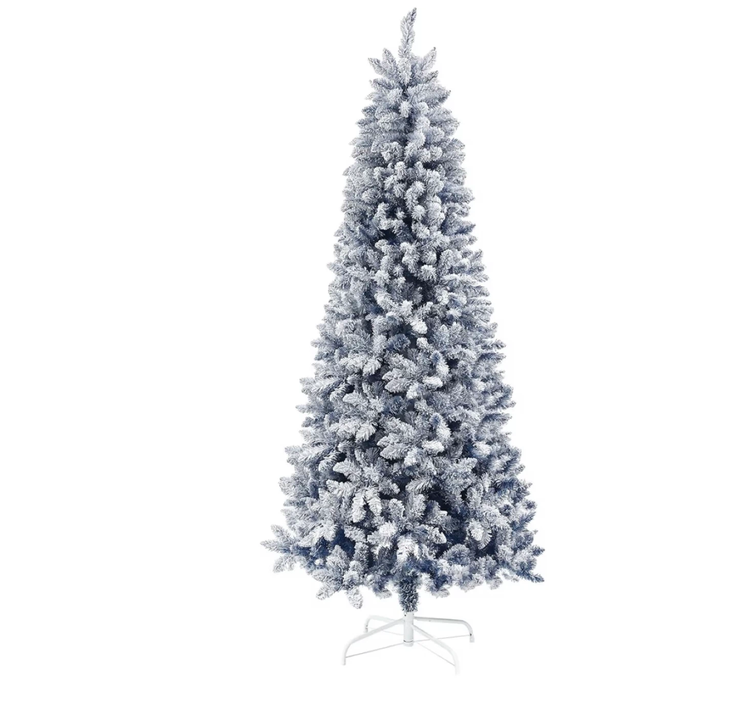 Flocked Blue Christmas Tree 7ft - photo 2