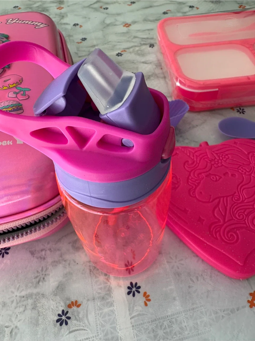 Unicorn Lunch Box Set – 6 Piece Complete Kit for Girls image indicator(3)