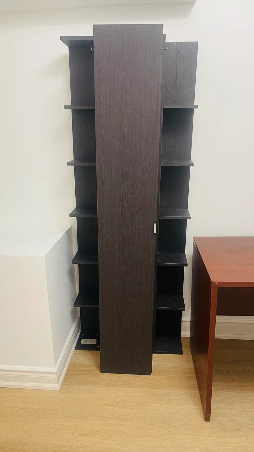 Tall Brown Wooden Bookshelf image indicator(3)