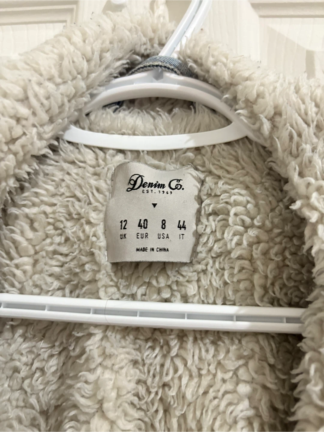Denim Co. Jean Jacket with Sherpa Lining - Size 12 - photo 3