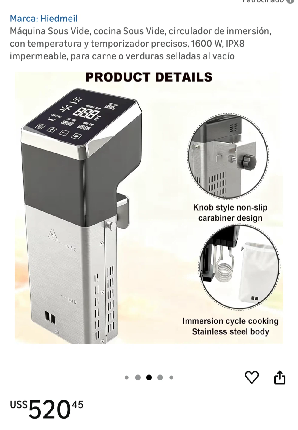 Hiedmeil Sous Vide Cooker - photo 2
