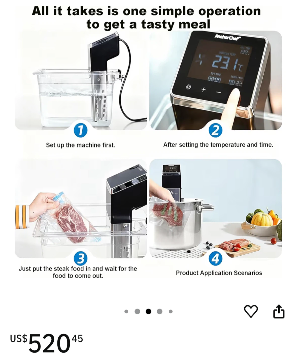 Hiedmeil Sous Vide Cooker - photo 4