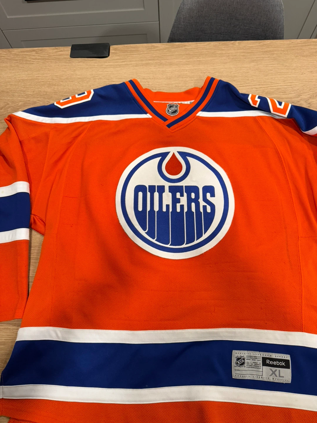 Leon Draisaitl Edmonton Oilers Orange Alternate Jersey - photo 4