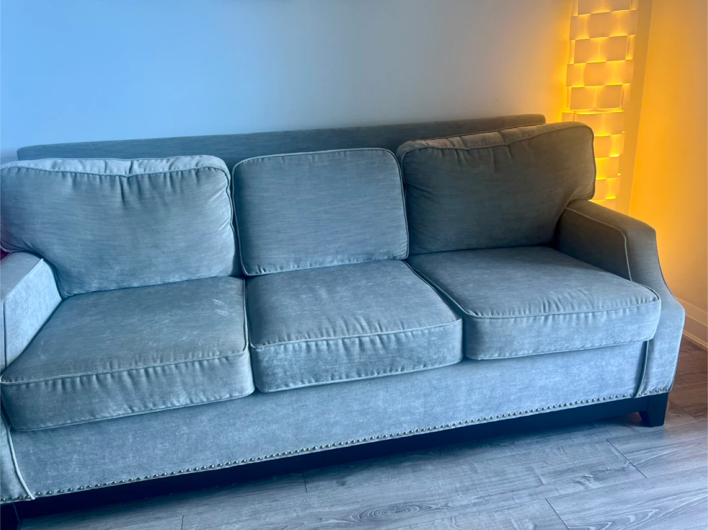 Grey 3-Seater Sofa - photo 3