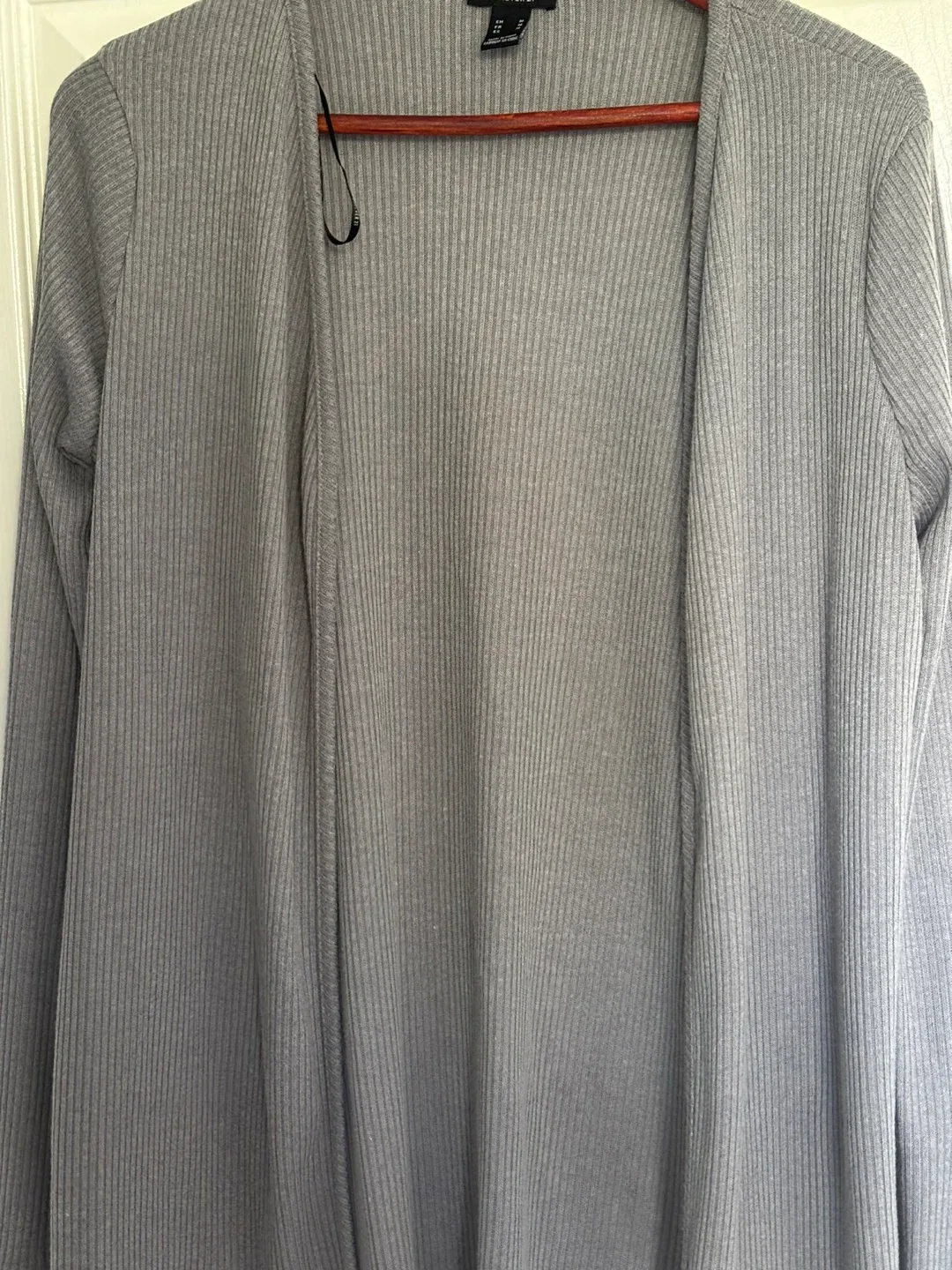 Forever 21 Grey Cardigan - Size M image indicator(2)