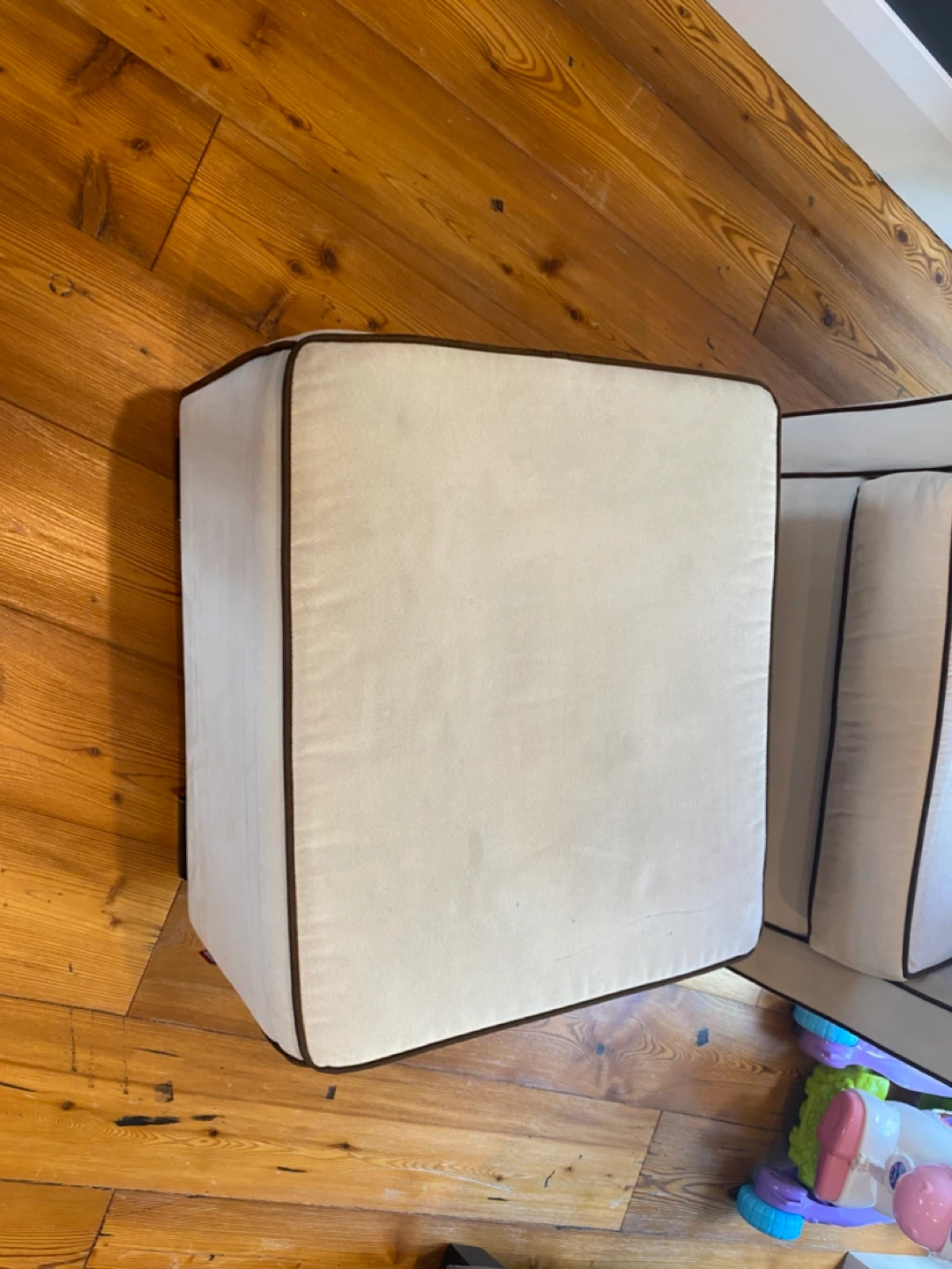 Monte Cream Swivel Glider Chair and ottoman - photo 4