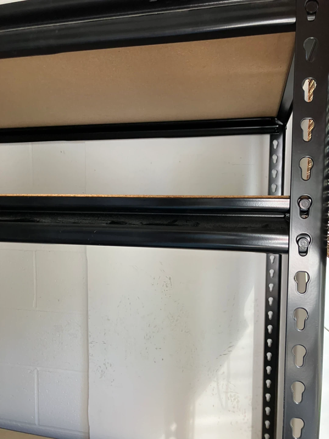 Uline Black Metal Shelving Unit - photo 3