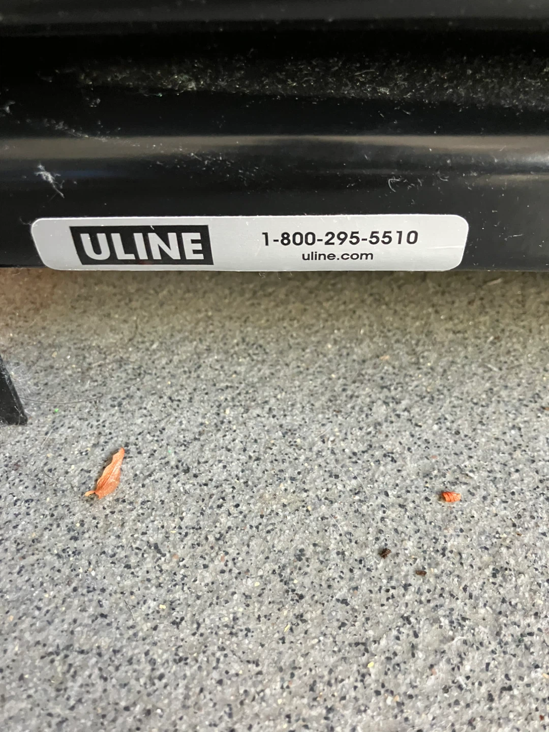 Uline Black Metal Shelving Unit - photo 2