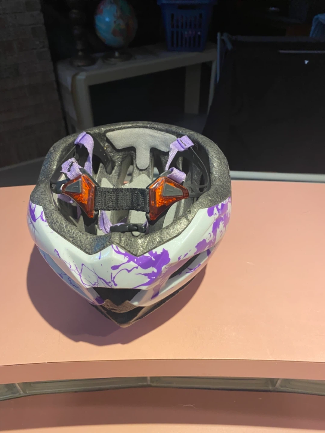 Kids' Bike Helmet - White, Purple, Blue - photo 5