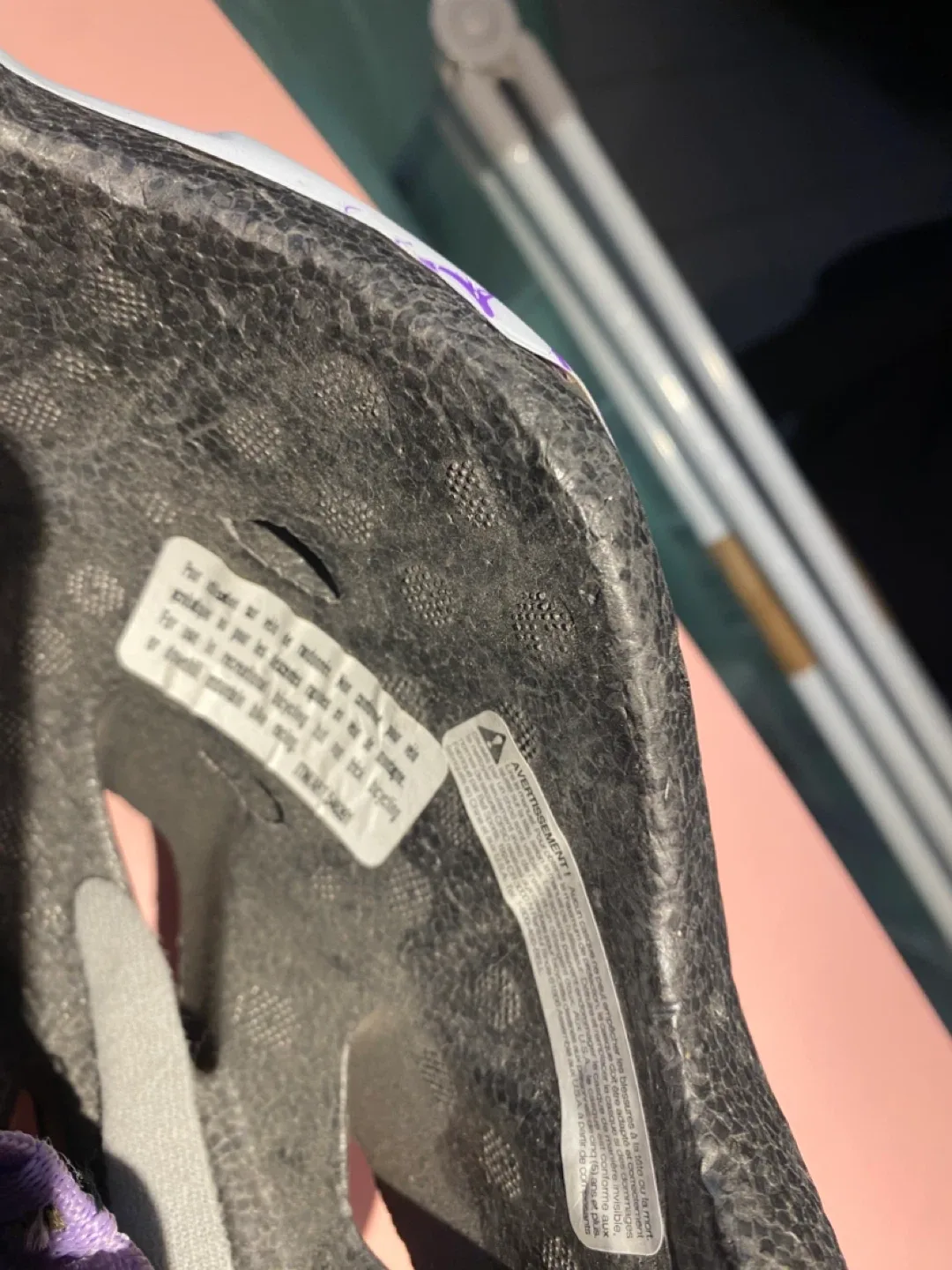 Kids' Bike Helmet - White, Purple, Blue image indicator(7)