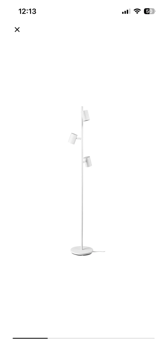 Ikea Hektar Floor Lamp - White - photo 2