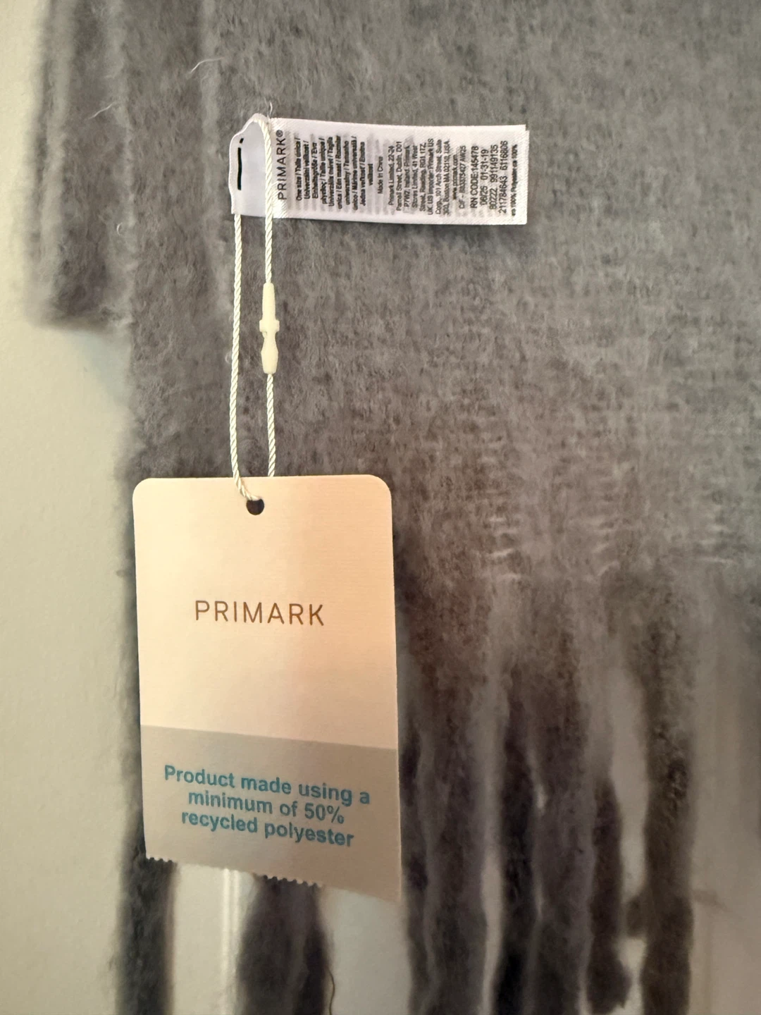 Primark Gray Scarf - New with Tags