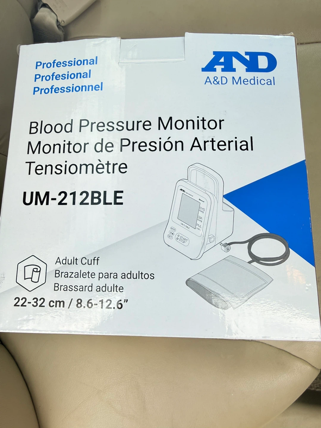 A&D Medical Blood Pressure Monitor UM-212BLE - photo 3