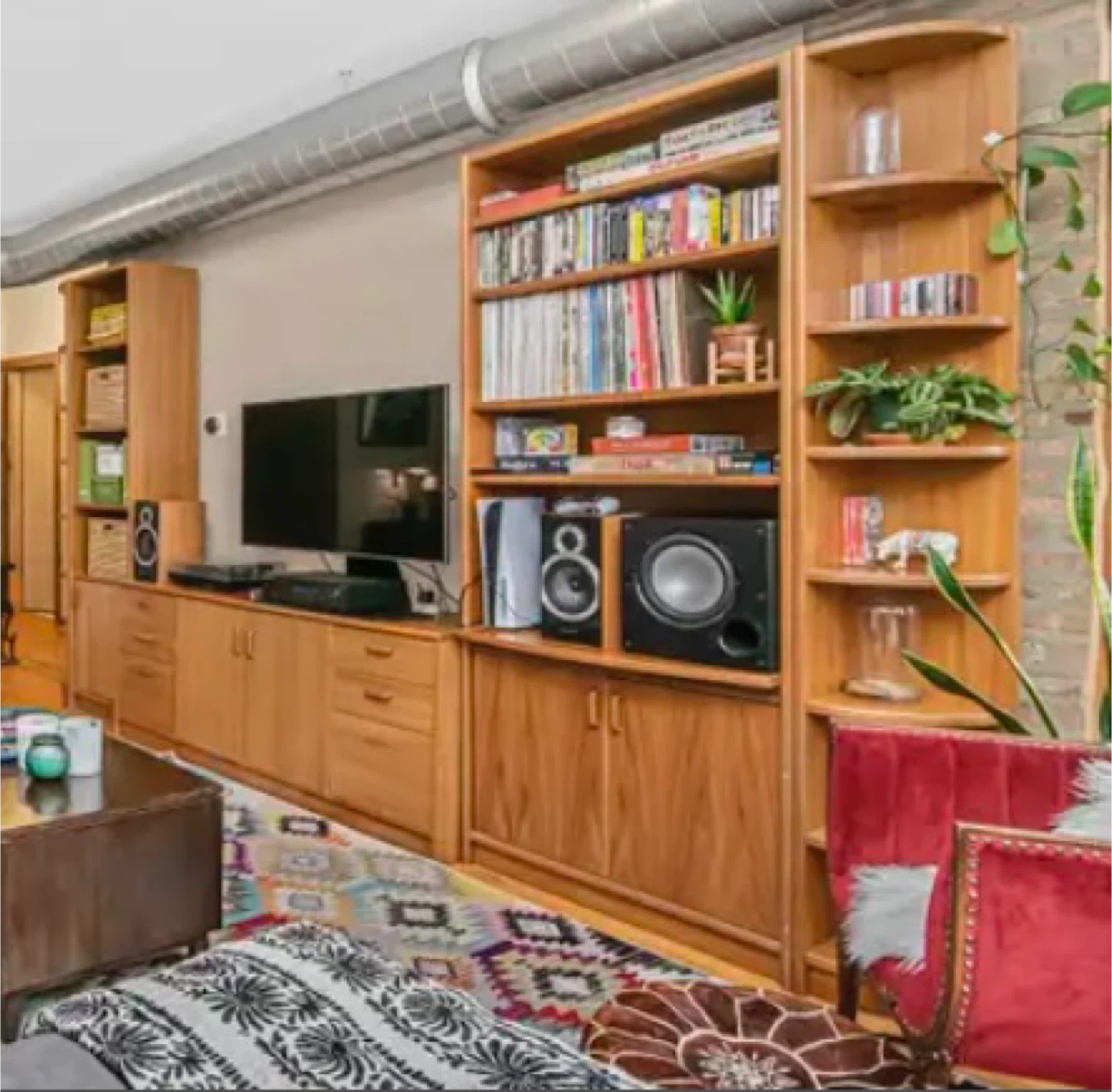 Mid century wall unit