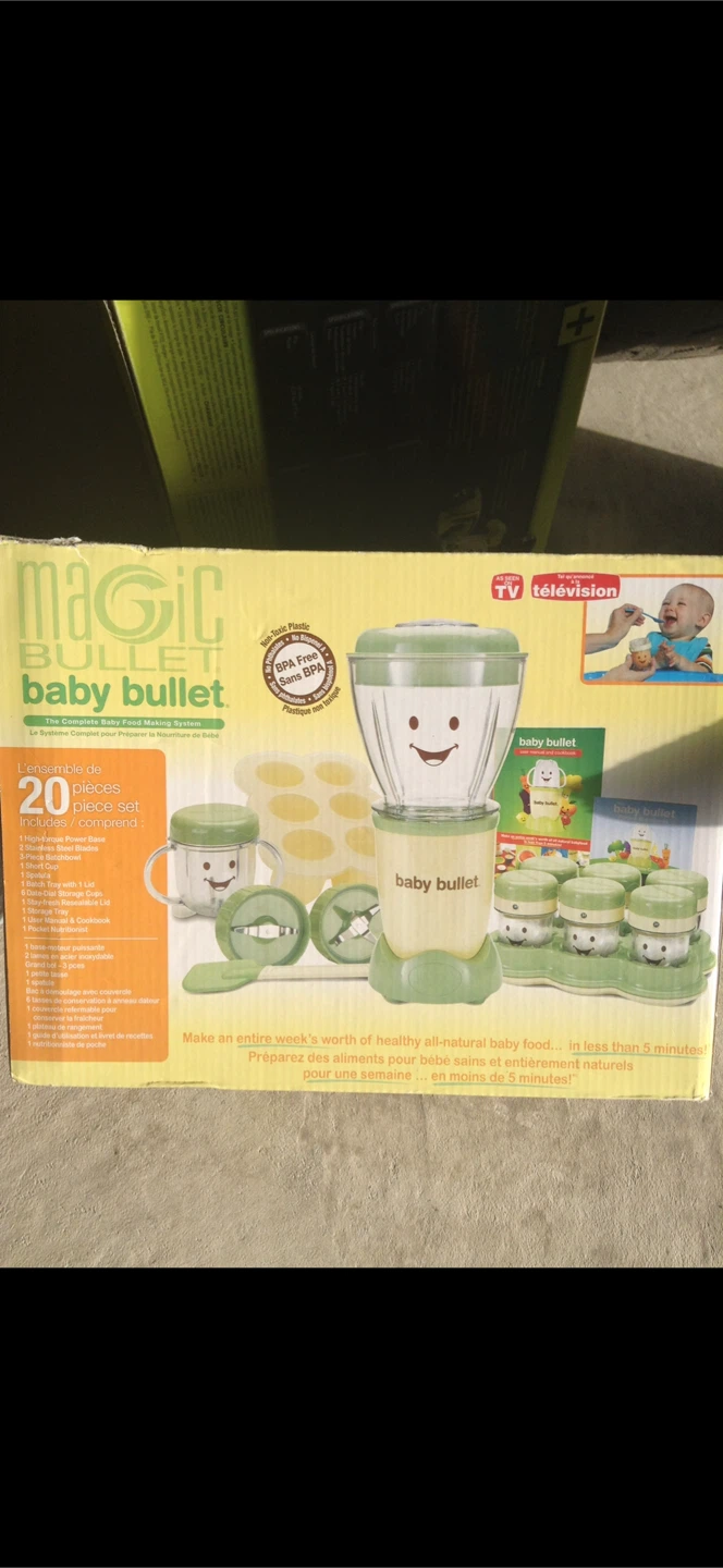 Magic Bullet Baby Bullet Food Making System