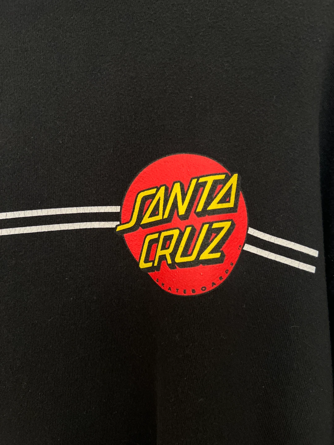 Santa Cruz Black Hoodie