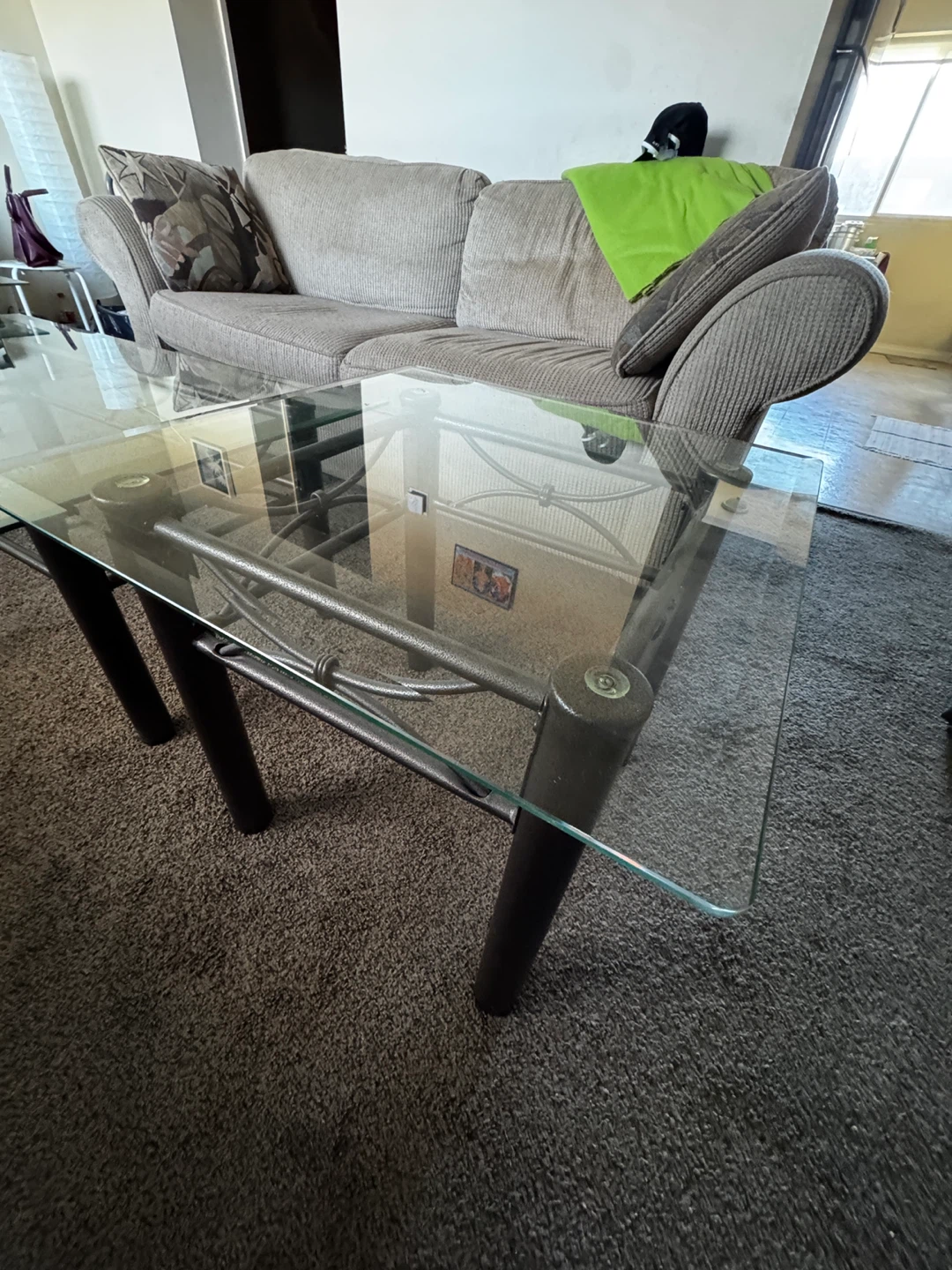*Moving out sale!* - Glass Top Coffee Table and Two Side Tables - photo 3