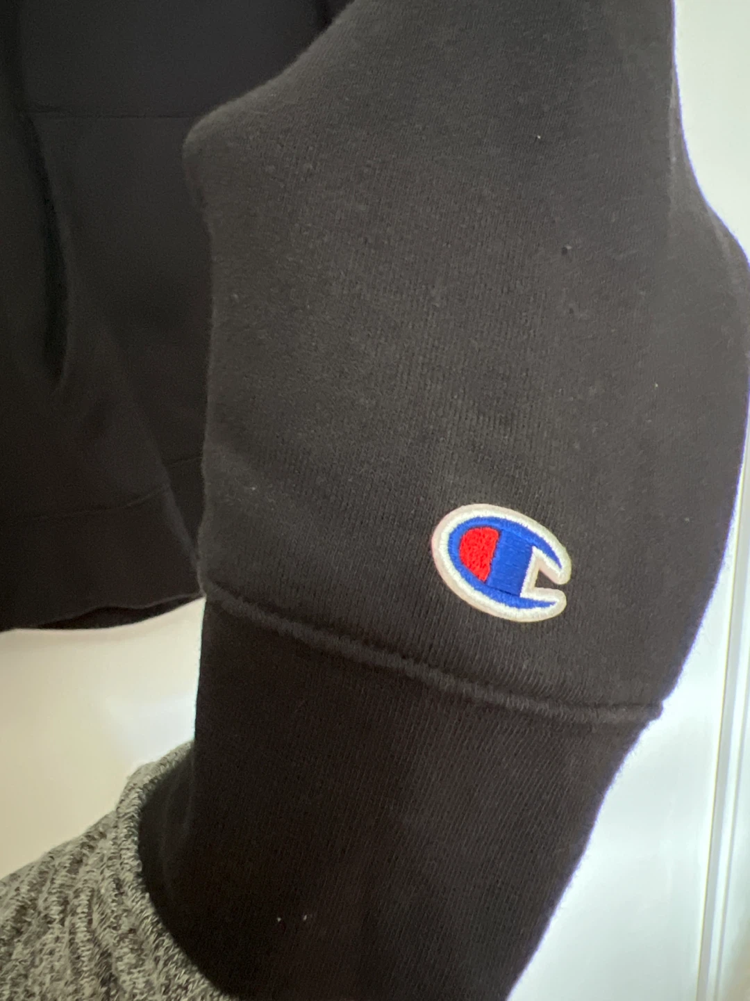 Champion Black Hoodie - Size L - photo 3
