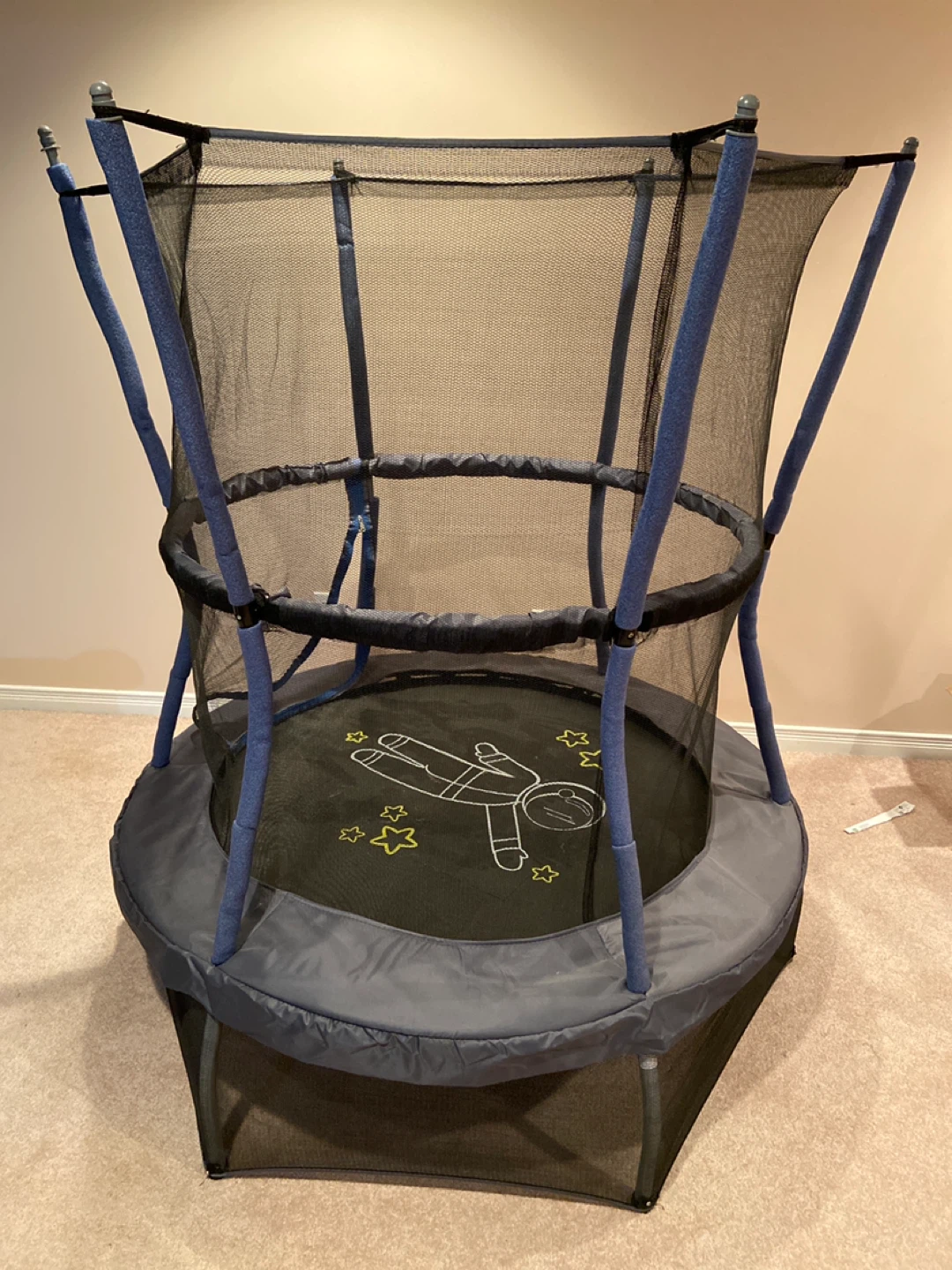 Kids Indoor/Outdoor Trampoline with Enclosure