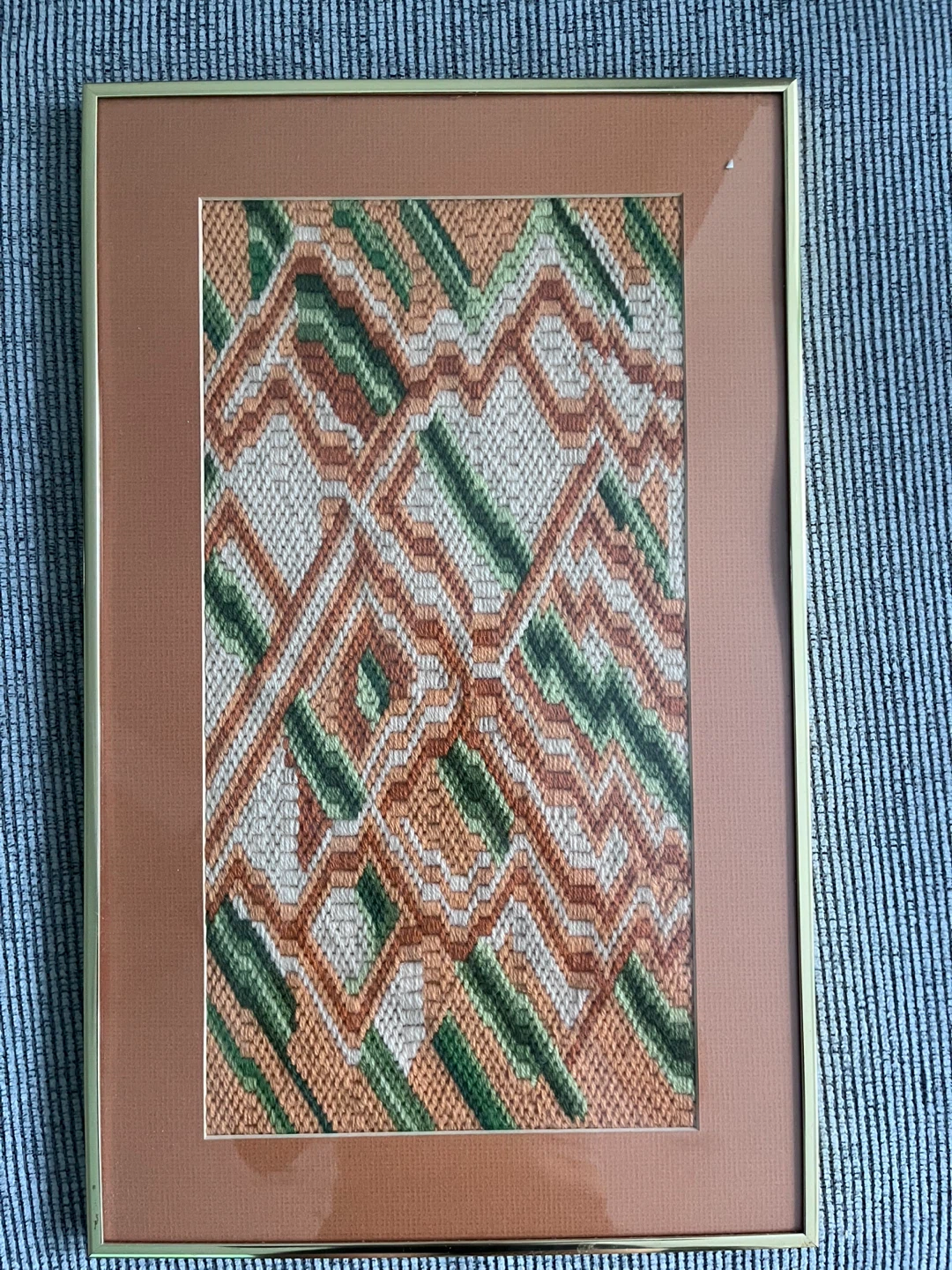Framed Needlepoint Art