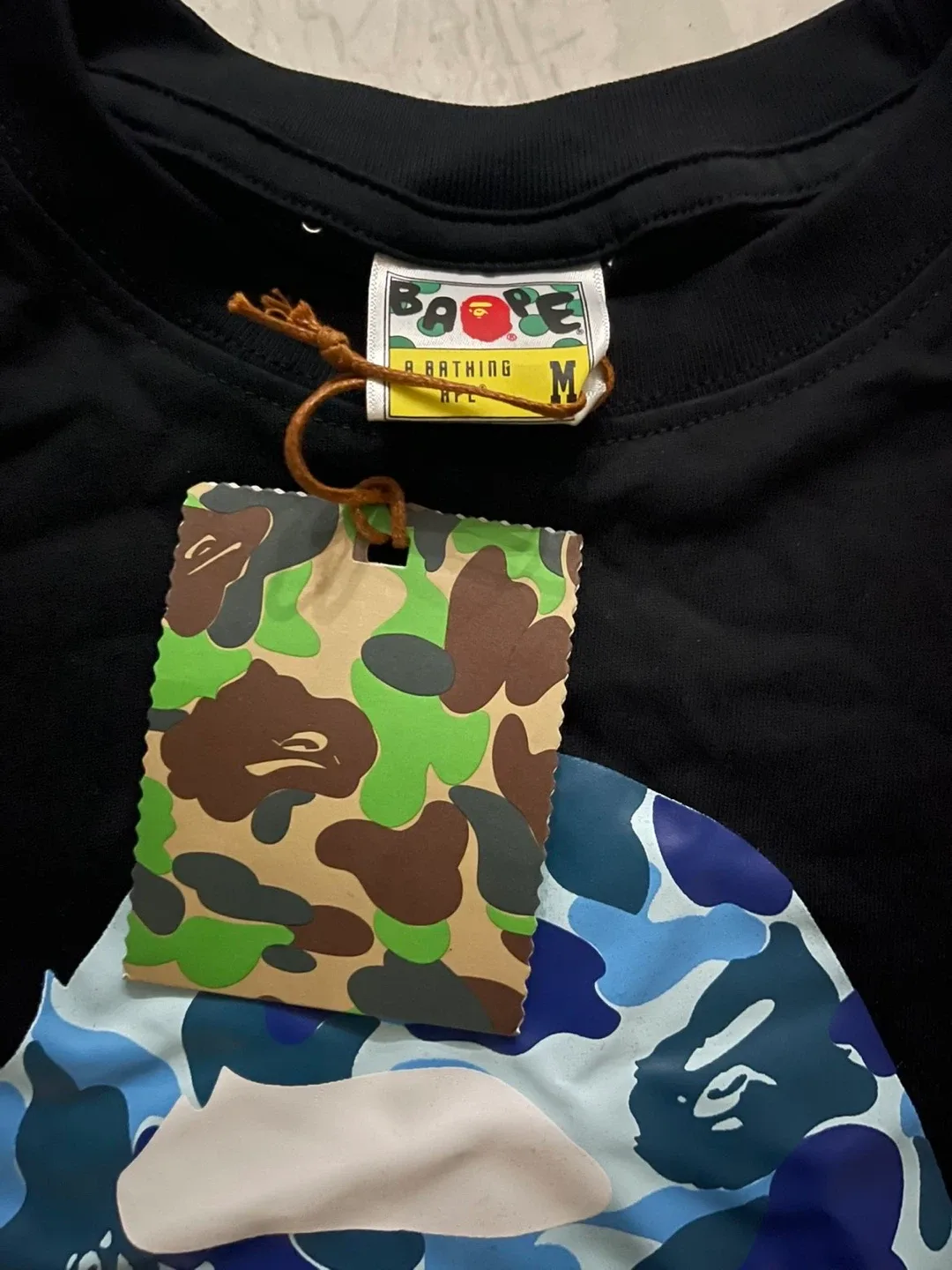 Bathing Ape Black T-Shirt Size M image indicator(2)