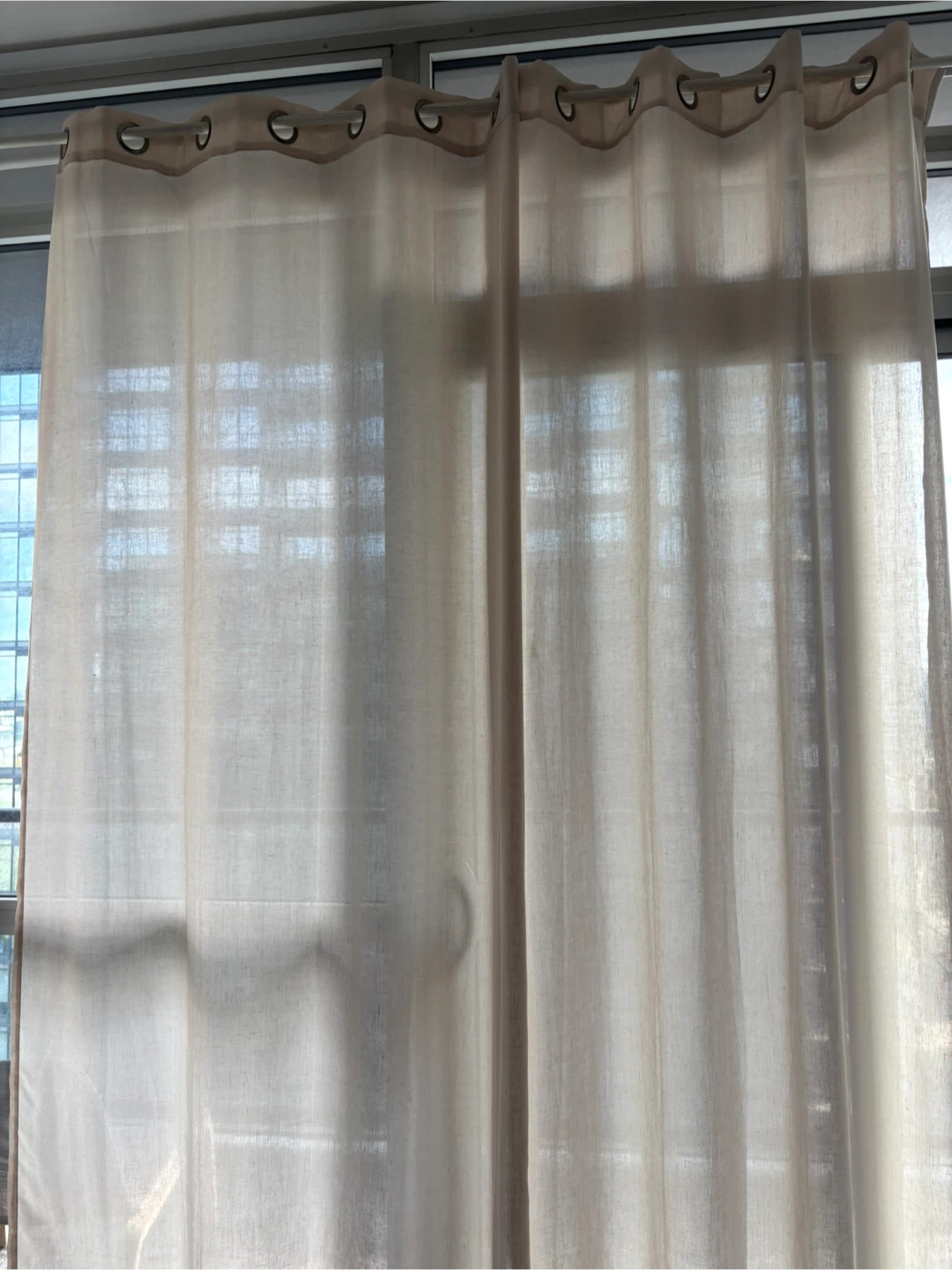 Turquoize Natural Linen Curtains 96 Inch - photo 4