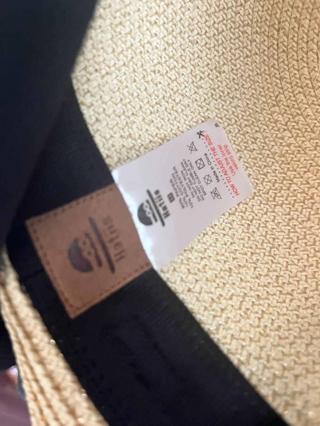 Hatiis Sun Hat - Beige with Black Ribbon image indicator(5)