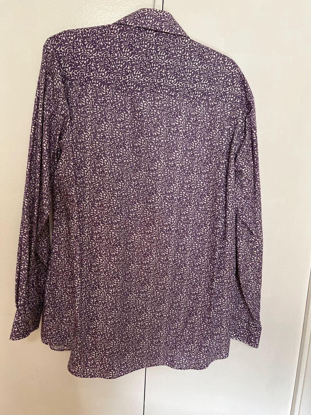 Forsyth of Canada L/G Purple Patterned Shirt image indicator(4)