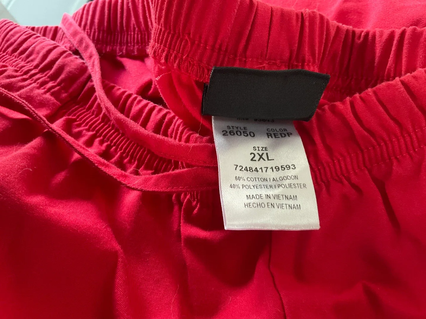 Baby Phat Red Scrub Set - Size 2XL image indicator(3)