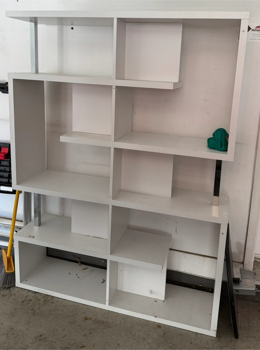 White Open Shelf Bookcase/room divider