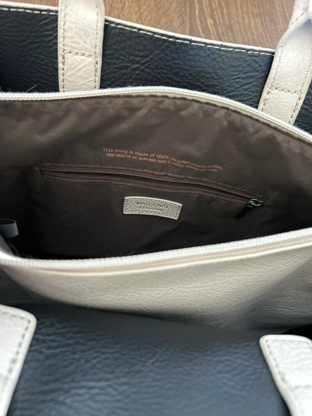 Matt & Nat Beige Tote Bag image indicator(2)