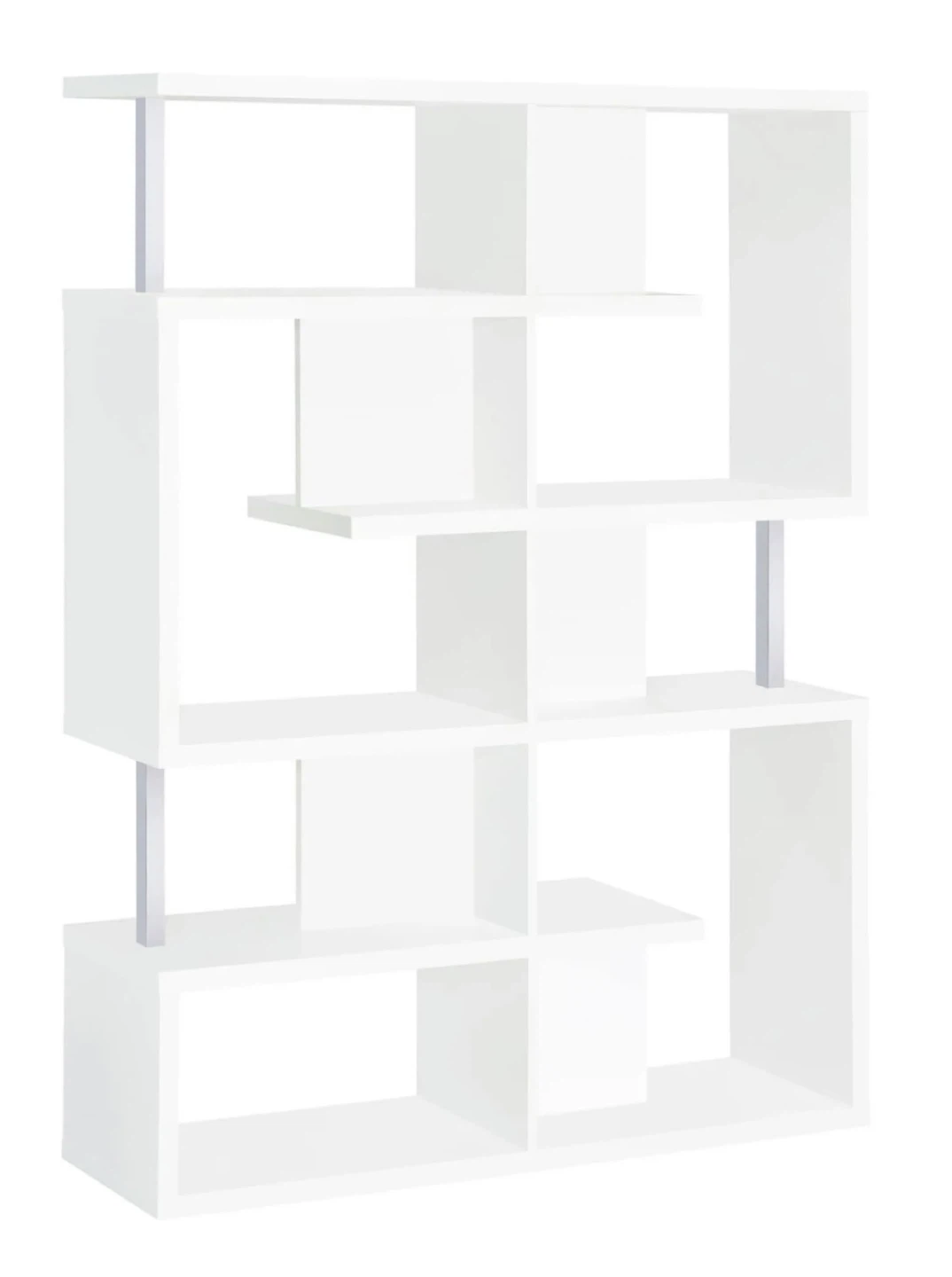 White Open Shelf Bookcase/room divider - photo 2