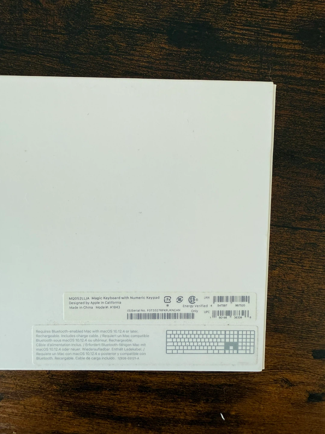 Apple Magic Keyboard with Numeric Keypad - photo 2