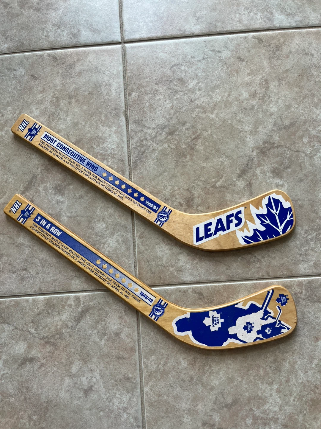 Toronto Maple Leafs Mini Hockey Sticks