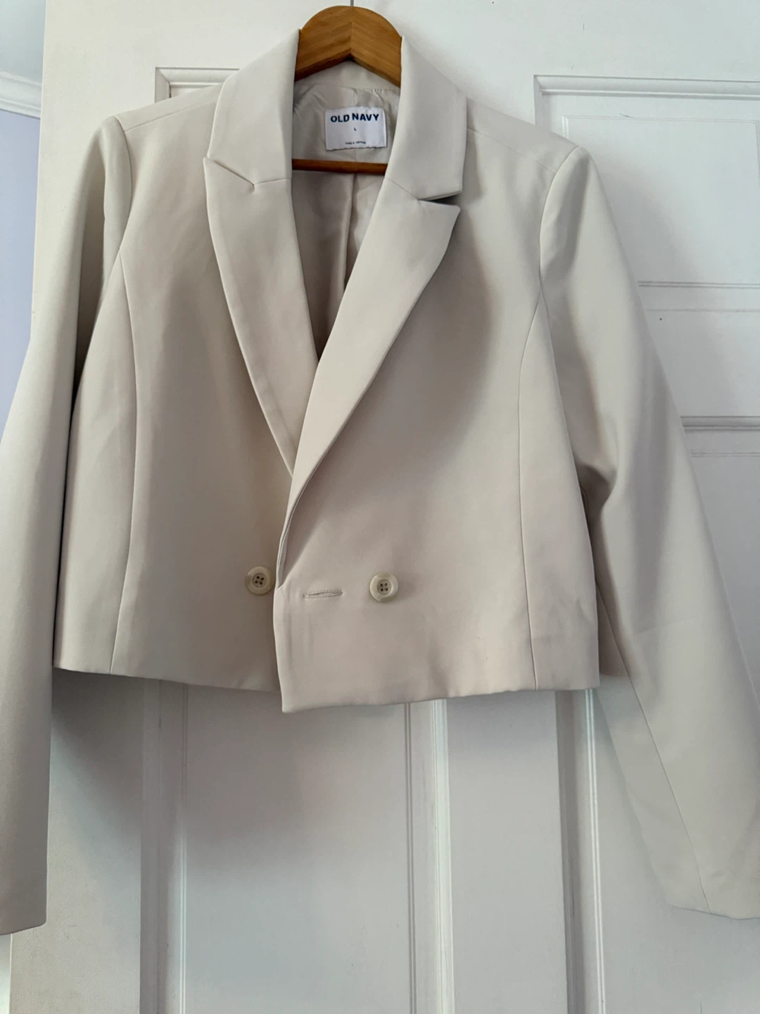 Off white Old Navy Cropped Blazer - Size L