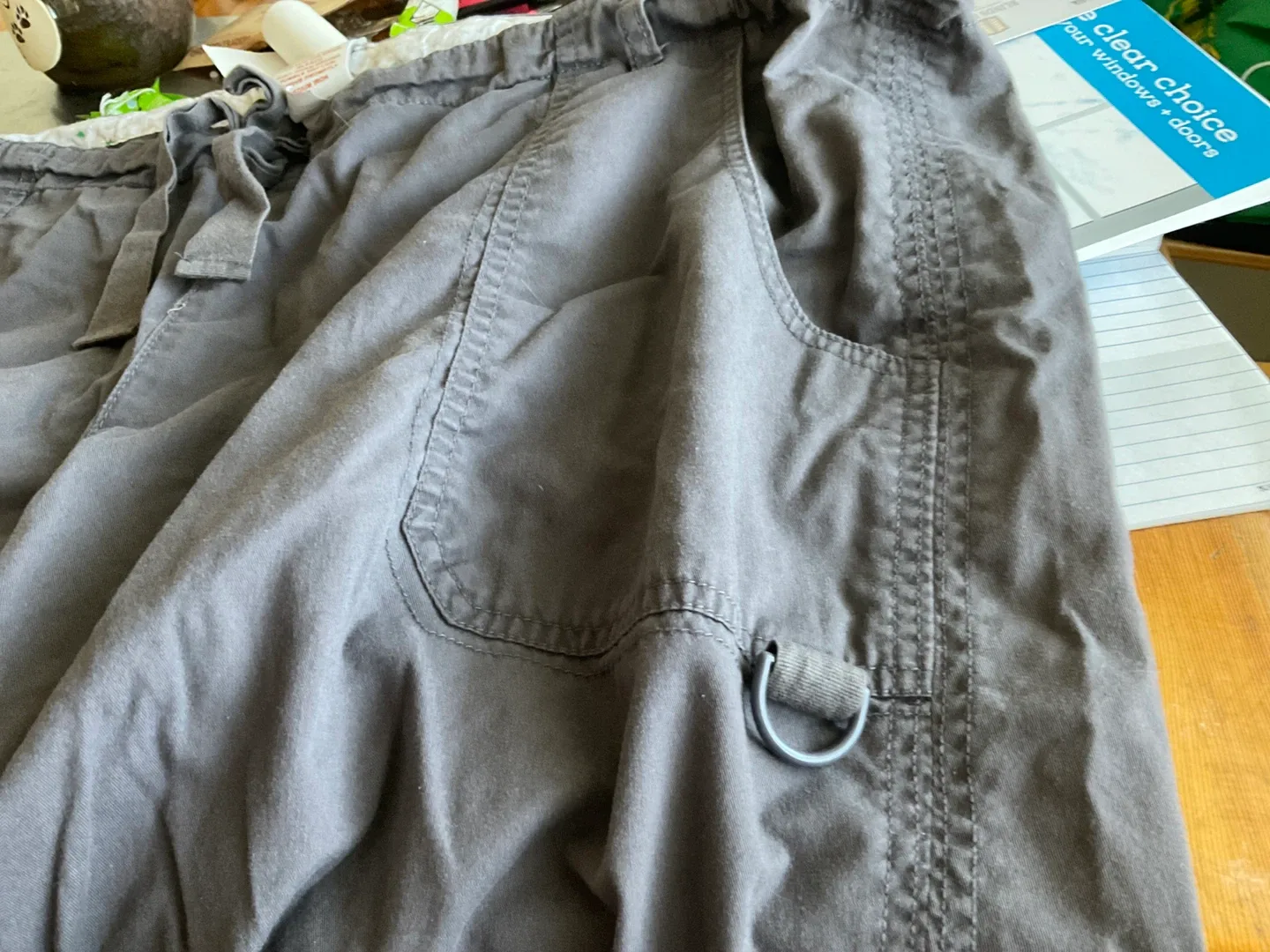 Kathy Peterson 3X Gray scrub pants image indicator(2)