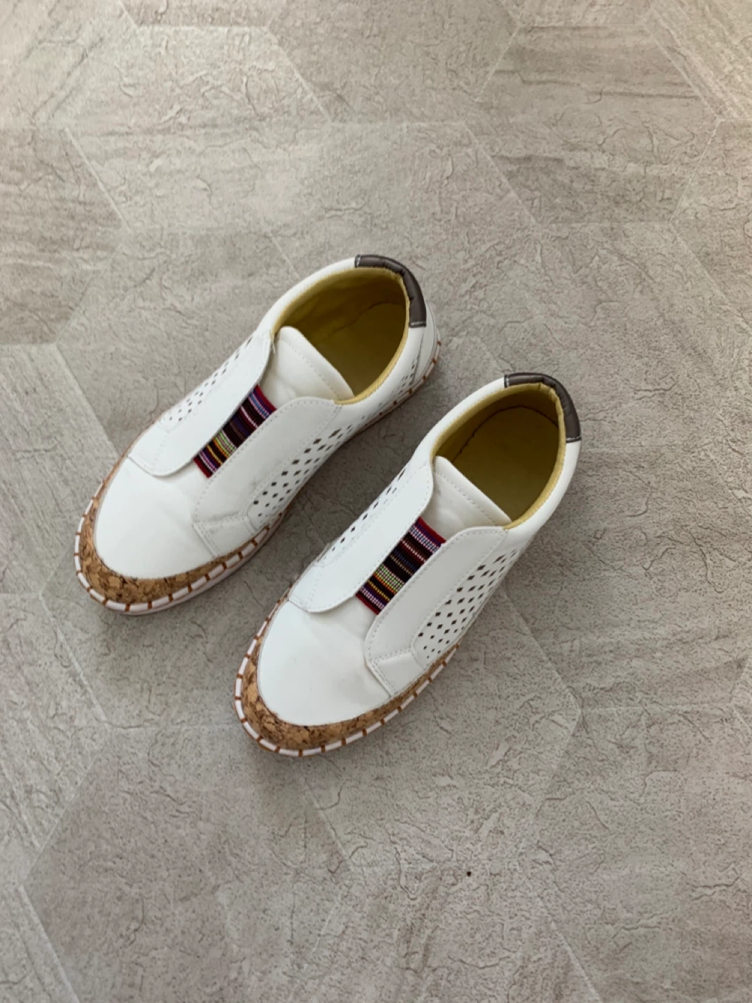 White Slip-On Shoes