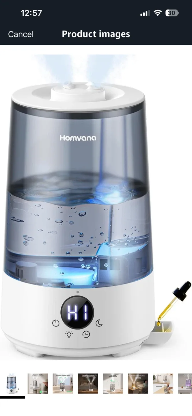 Humidifier for Small Rooms & Tables