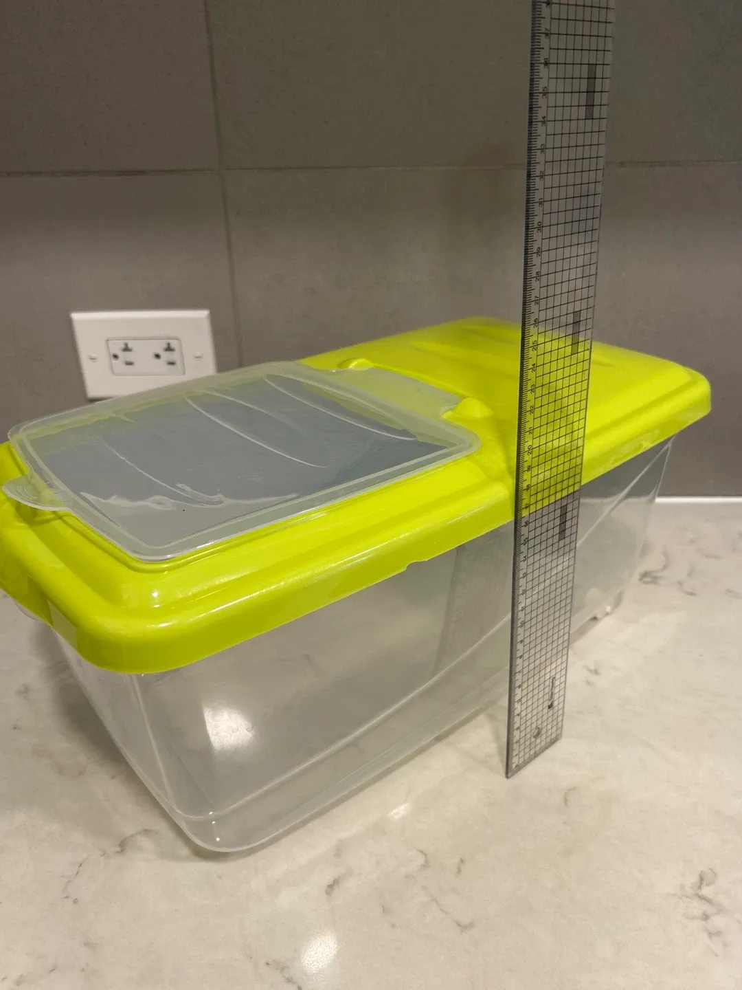🧡 쌀통 Airtight Rice Storage Container / Grain Bin thumbnail