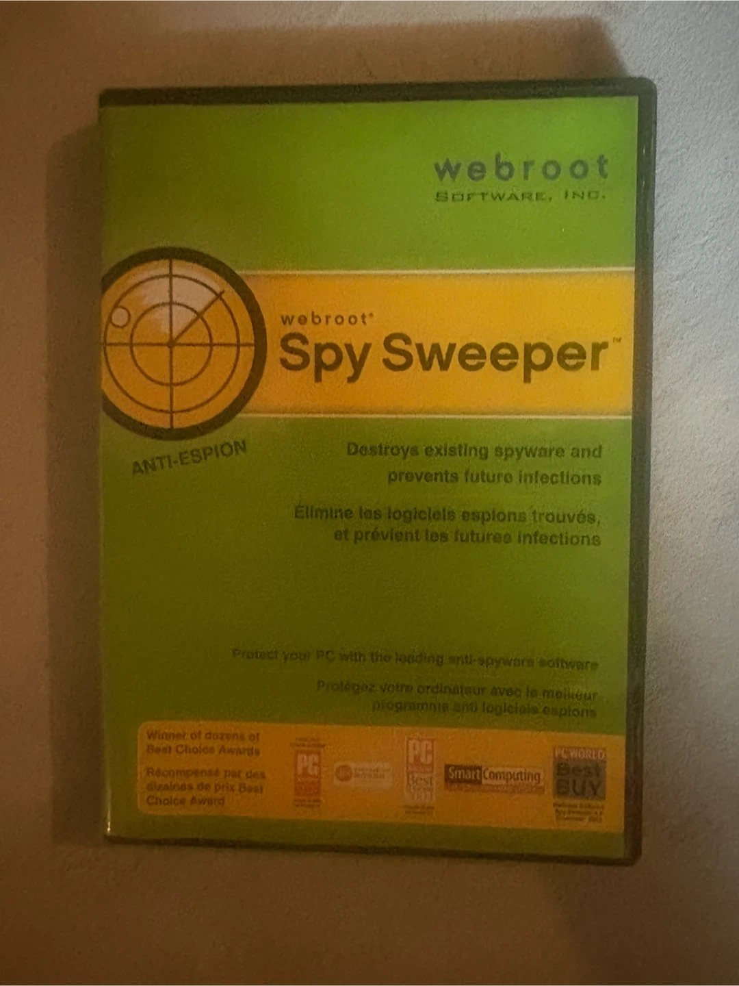 Webroot Spy Sweeper Anti-Spyware Software